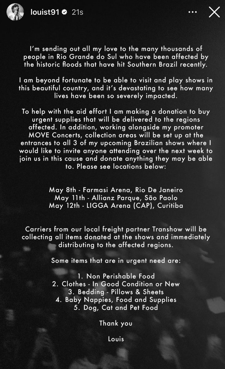 fireliv28's tweet image. simplesmente LOUIS TOMLINSON fazendo mais pelo brasil que o governo!!!!!