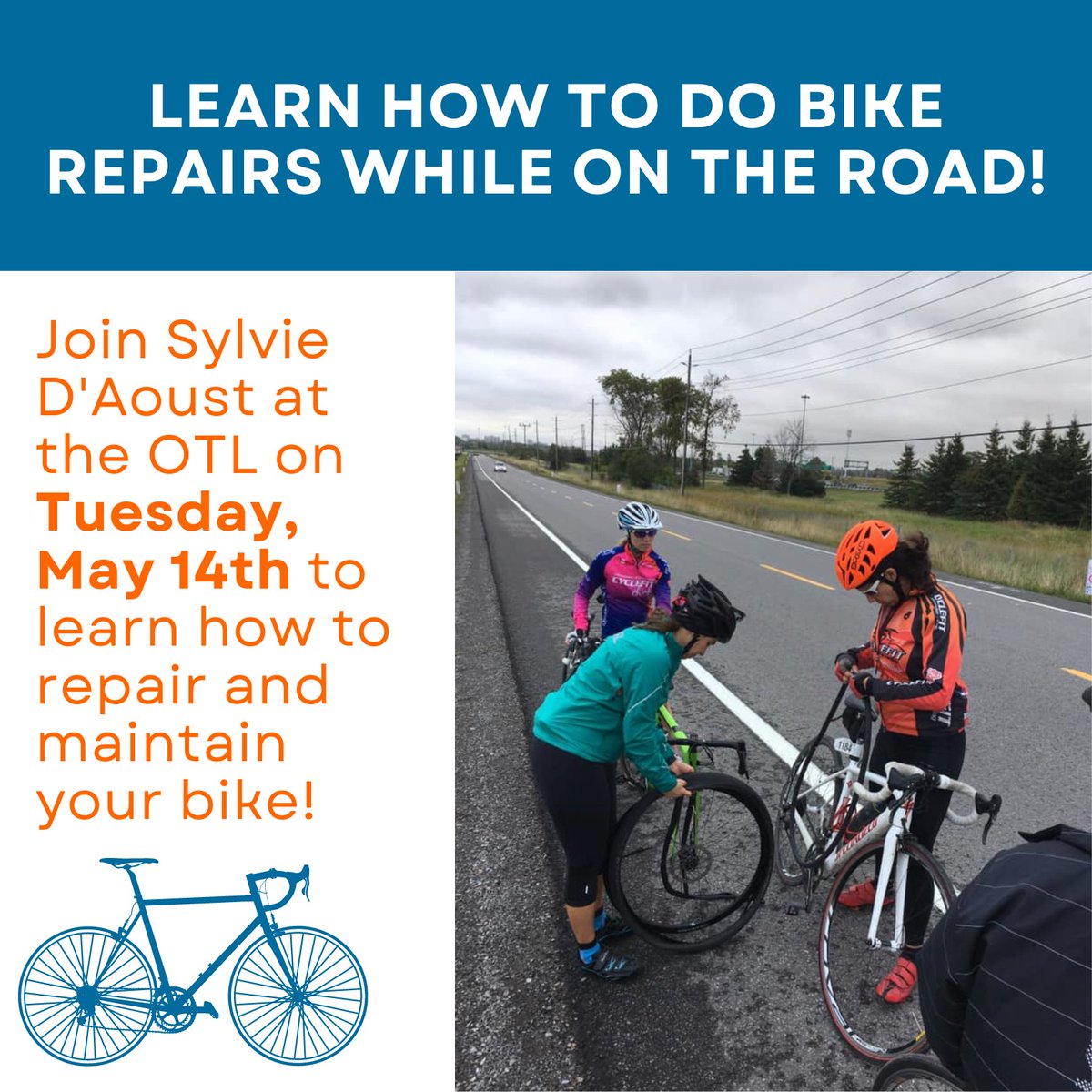 yowtoollibrary's tweet image. During this hands-on Bicycle Maintenance Clinic, you’ll gain practical experience in various essential tasks to handle basic mechanical issues while out riding!
🛠️
Sign up now through Sylvie's website:
link.salesedge.io/payment-link/6…
🚴
#OTL #BikeMaintenance #BikeWorkshop #BikeRepairs