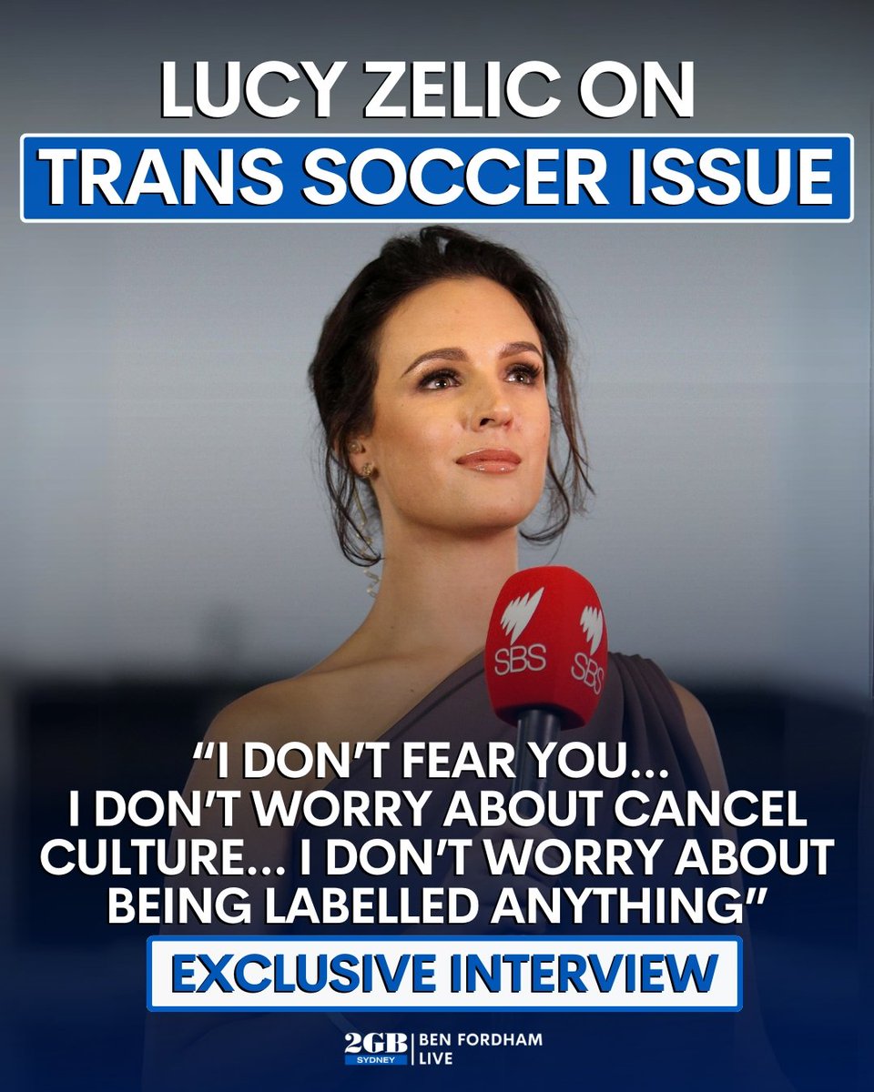 **EXCLUSIVE INTERVIEW** WOW! Lucy Zelic doesn’t mince her words. She’s on a mission to save women’s sport from trans athletes. You’ll want to hear what she has to say. Listen HERE. 🎧omny.fm/shows/ben-ford…🎧