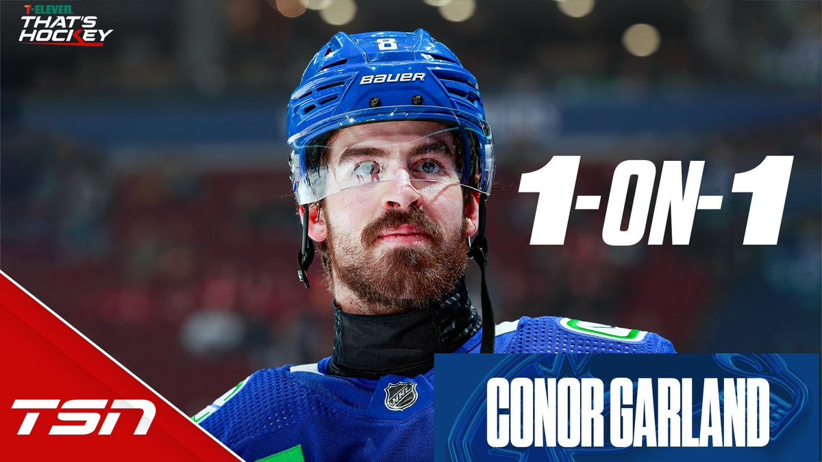 From @7ElevenCanada That's Hockey - @FarhanLaljiTSN goes 1-on-1 with Conor Garland ahead of Vancouver’s second round matchup vs. the Oilers: tsn.ca/video/~2917837 #7ElevenThatsHockey