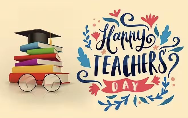 Happy Teachers’ Day for all you teachers out there. You are appreciated. 👩‍🏫👨‍🏫