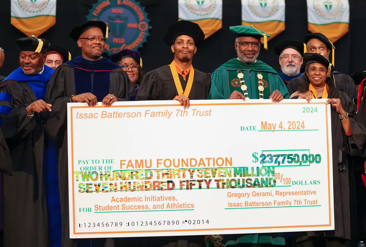 Florida A&M University recently received a $237M donation—believed to be the largest single gift in HBCU history But little is known about the donor & the trust that put up the money. The school says the funds are legit but are bound by NDA on details tallahassee.com/story/news/loc…