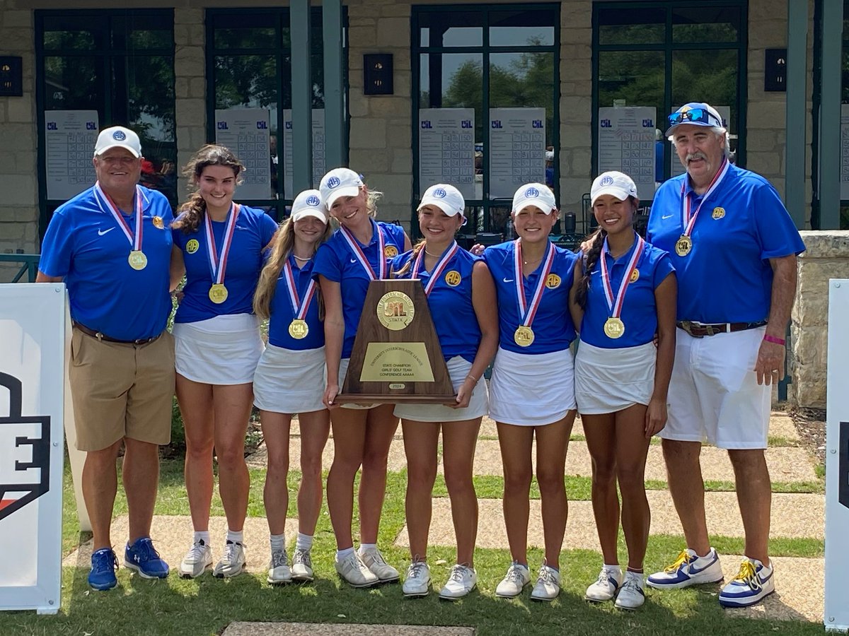 San Antonio Alamo Heights does it again! Congrats to the Mules on a back-to-back 5A Girls #UILState Golf championship! 🏆

RESULTS ➡️ bit.ly/3OcTUMA