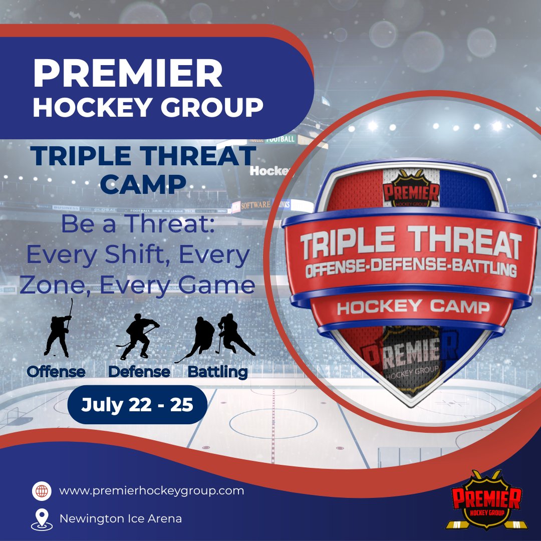 Premier_HG's tweet photo. NHL Coaching! Elevate Your Game at Triple Threat Hockey Camp.

U7-U18+ Hockey Players!   puck domination, drills from an NHL pro &amp; college coaches at Triple Threat Camp! Limited Spots: 
https://t.co/vjd425mryv 

#TripleThreatHockey #HockeyCamp #NHLCoaching https://t.co/fUuJFE7bhG