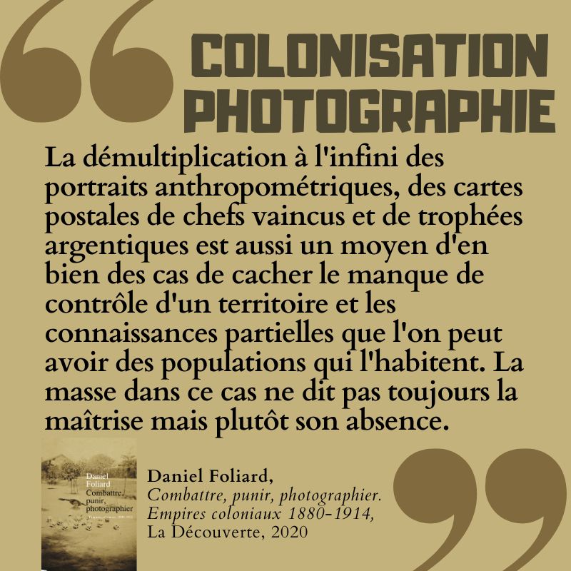 🟣𝘾𝙤𝙢𝙗𝙖𝙩𝙩𝙧𝙚, 𝙥𝙪𝙣𝙞𝙧, 𝙥𝙝𝙤𝙩𝙤𝙜𝙧𝙖𝙥𝙝𝙞𝙚𝙧. 𝙀𝙢𝙥𝙞𝙧𝙚𝙨 𝙘𝙤𝙡𝙤𝙣𝙞𝙖𝙪𝙭, 1890-1914. 𝗗𝗮𝗻𝗶𝗲𝗹 𝗙𝗼𝗹𝗶𝗮𝗿𝗱, La Découverte 2020 #colonisation #photographie