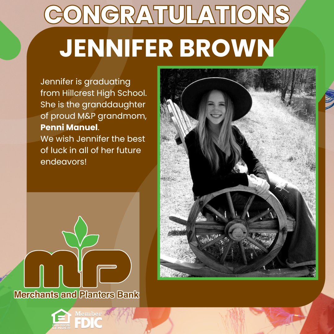 Best of luck to Jennifer and the entire 2024 graduating class! #mpbank