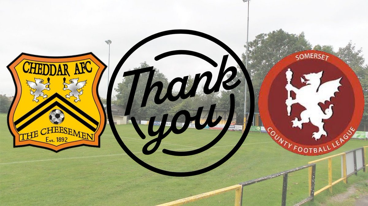A massive THANK YOU to all those at @CheddarFC1892 - we appreciate you for hosting us tonight, for the excellent facilities and hospitality, the superb pitch, willing volunteers and most of all for your continued support of grassroots football in the South West. What a night!