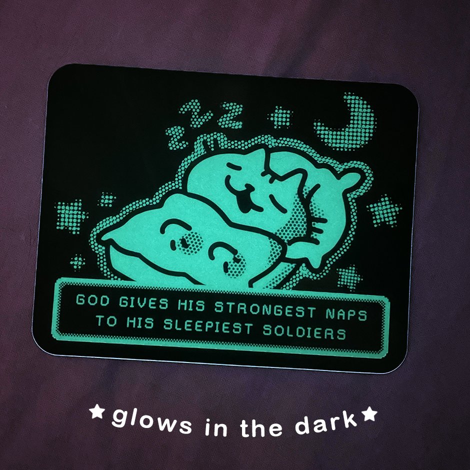 a sticker for the sleepyheads out there