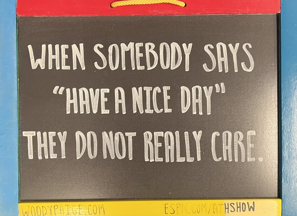 Woody Paige tweet media