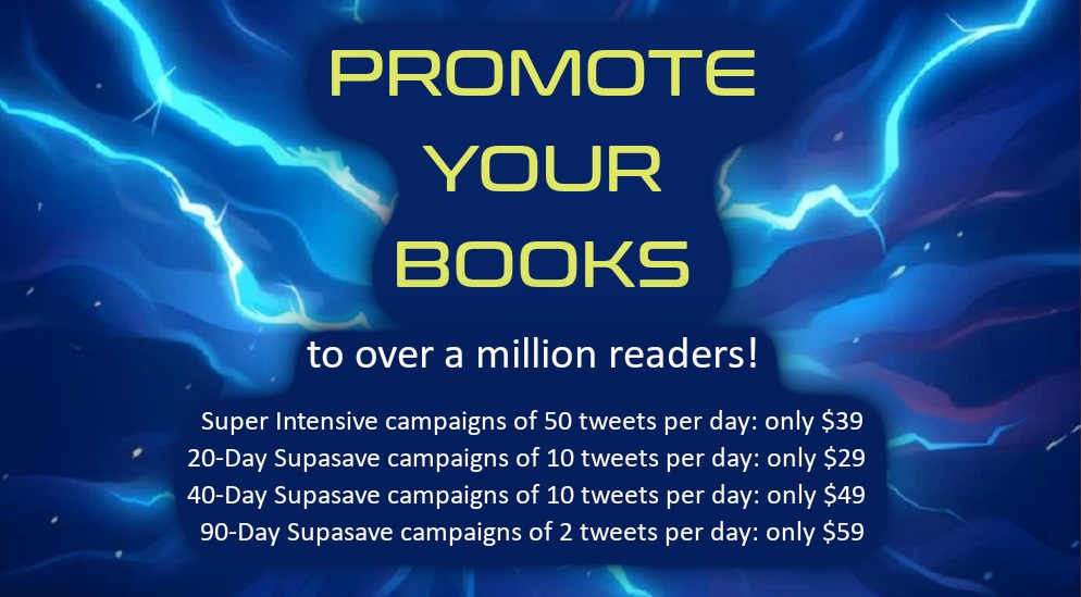 #Authors #Publishers

Promote your books with @TweetYourBooks!

We share great books daily to readers looking for their next great read!

➡️ TweetYourBooks.com

#indieauthor #bookmarketing #novel #thriller #romance #memoir #scifi #horror #mystery #fantasy #bookpromotions