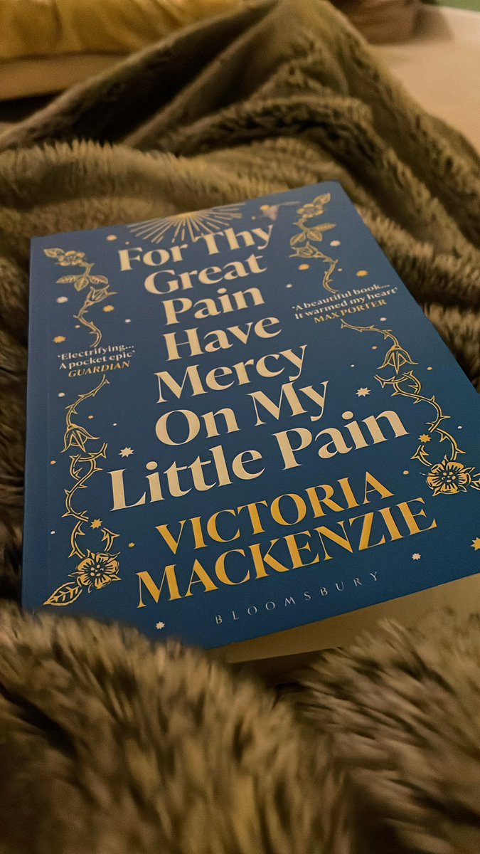 Well this was two evenings of beautiful, human and stupendous prose #ForThyGreatPain @BloomsburyBooks