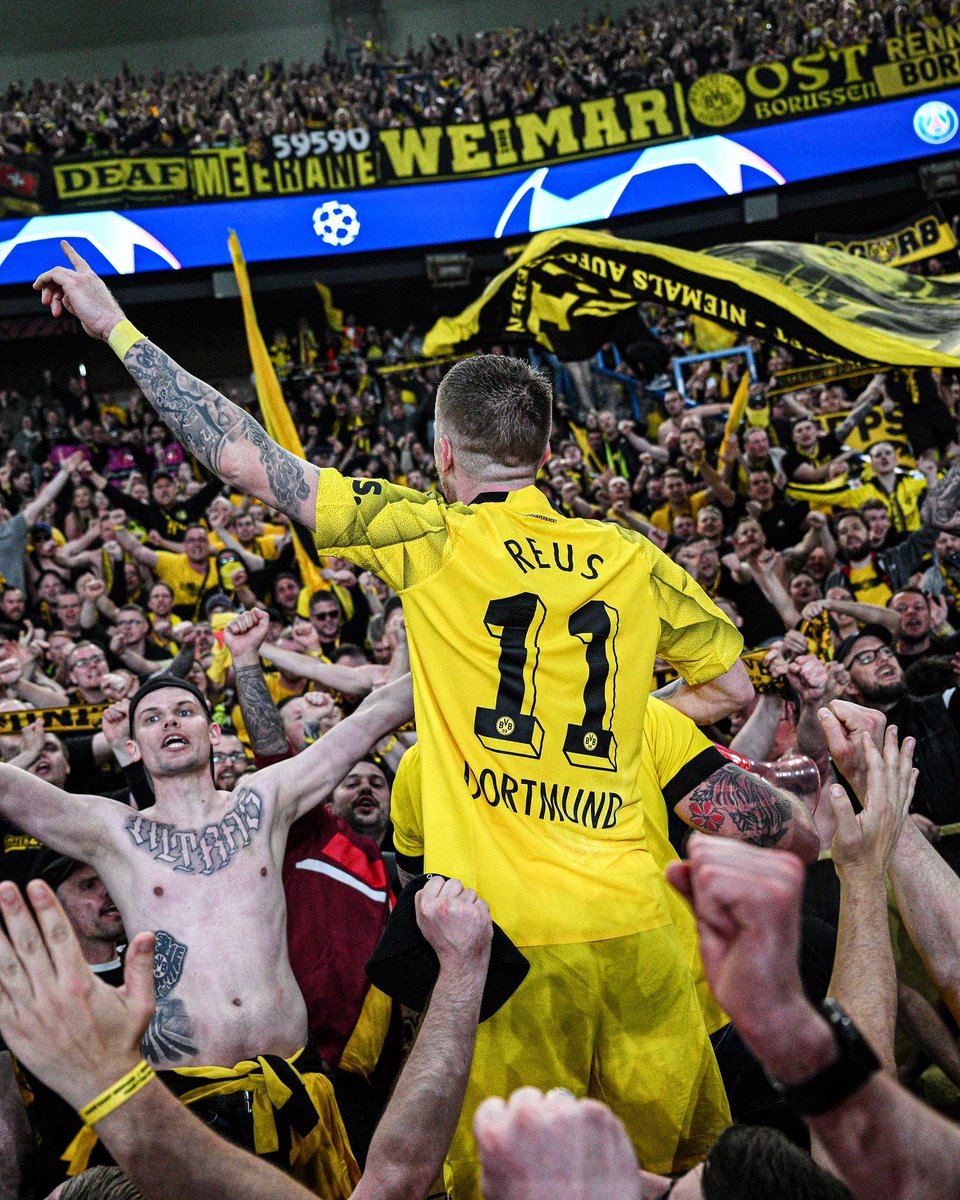 💛🖤👋🏻 Marco Reus’ last game as BVB player will be the Champions League final at Wembley.