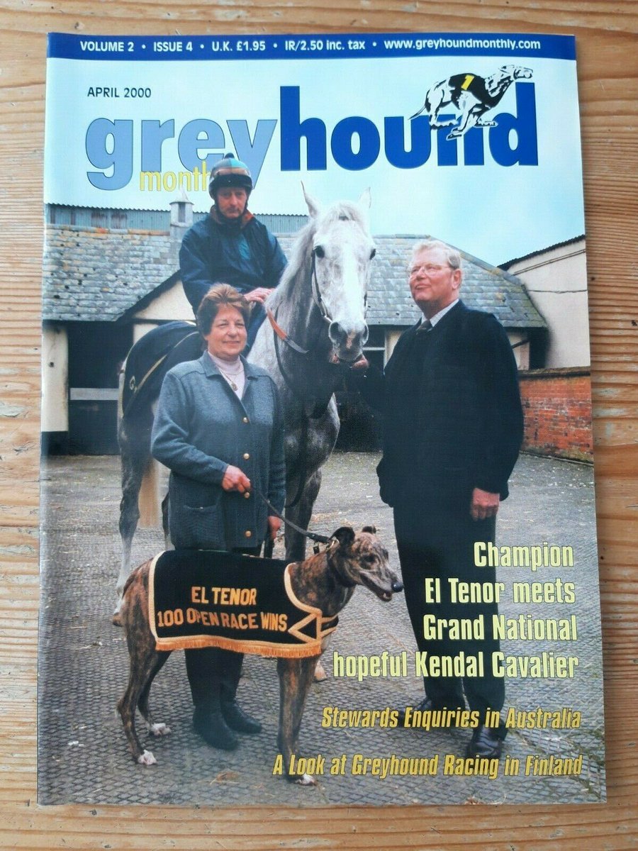 Seen here alongside his trainer, Linda Mullins, and racehorse trainer Toby Balding with his own Grand National hopeful.