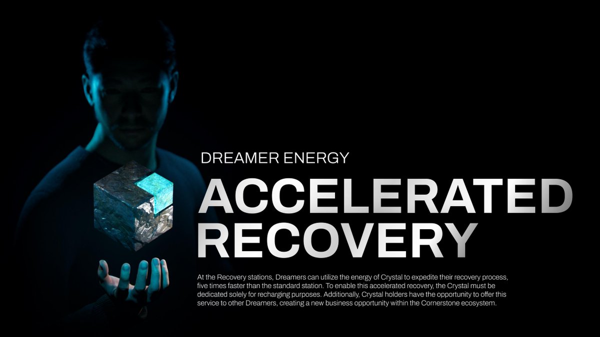 At the Recovery stations, Dreamers can utilize the energy of Crystal to expedite their recovery process, five times faster than the standard station. To enable this accelerated recovery, the Crystal must be dedicated solely for recharging purposes. Additionally, Crystal holders