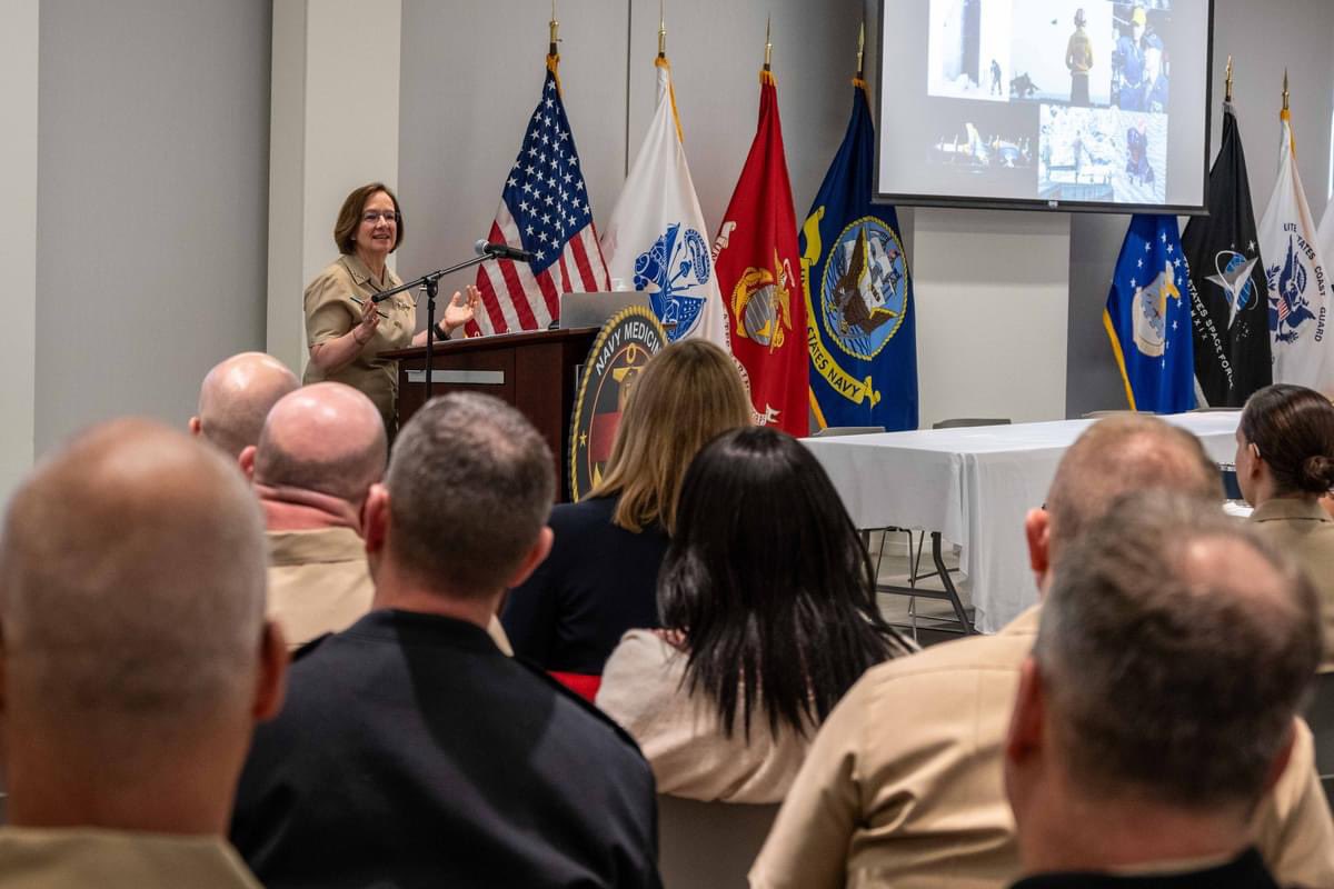 It was great to speak at this year’s Navy Surgeon General’s Leadership Symposium. Our medical professionals are a vital cornerstone of the foundation that supports warfighting and our warfighters. #SG40 #CorpsmanUp #ThisisNavyMedicine