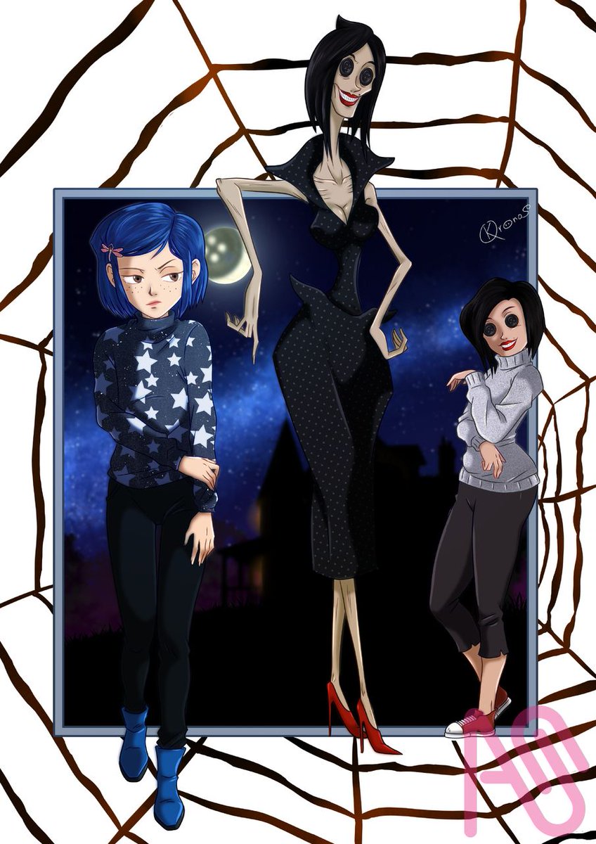 Coraline y su otra madre medibang.com/picture/wf2405… #ARTstreet #MediBang #ilustración #fanart #anime #español