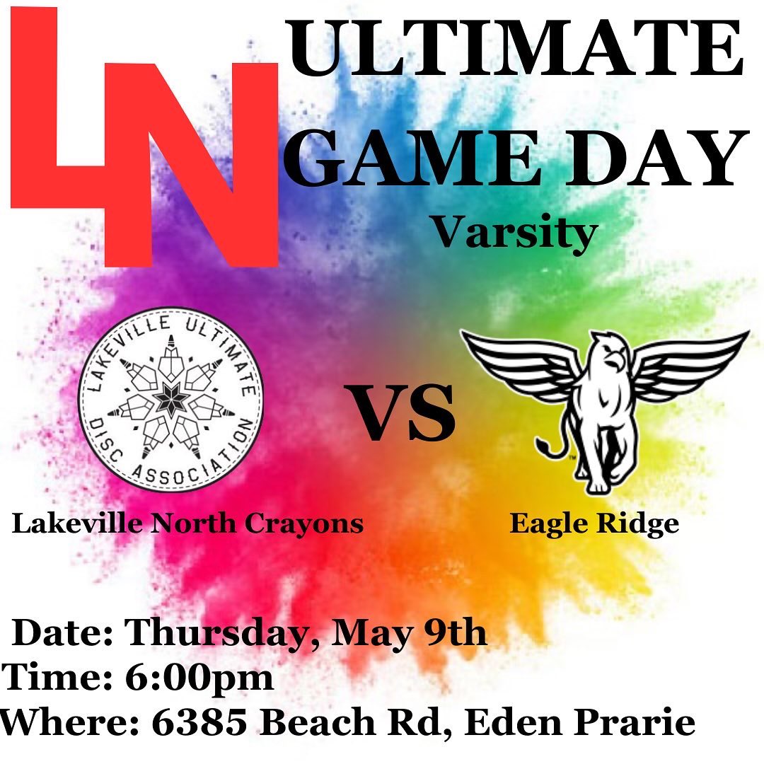 LKVL_Ultimate's tweet photo. Our games this week are both away. Unfortunately we do not know where the JV game fields are at this point, stay tuned to get the address. But grab your crayon costumes and run to the fields for some ferocious frisbee. https://t.co/joNlZd6bW7