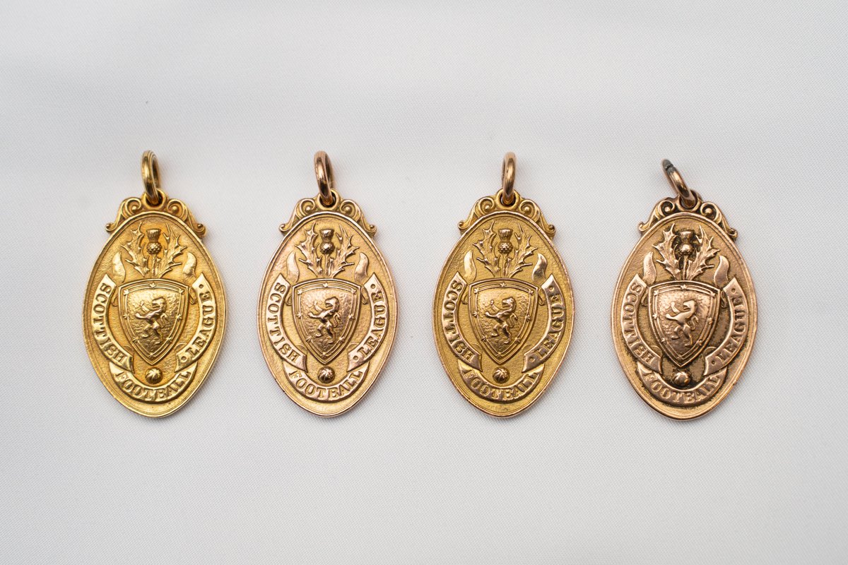 Hello 'Well Fans, these rare four 1931-32 League Championship medals will be up for auction later this month. They were issued to forward John McMenemy, directors James Taggart & James Crystal and assistant trainer Andrew Donaldson. #heritagematters @ebarmack @TheWellSociety