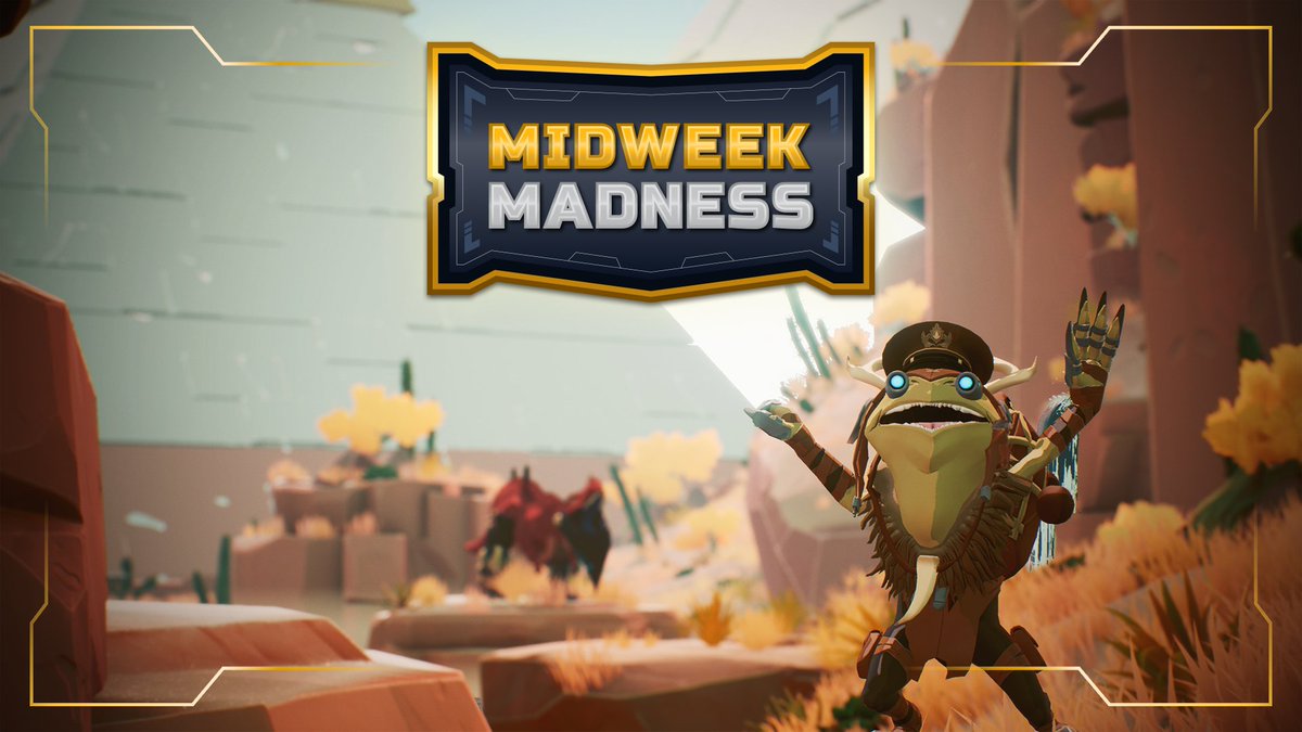 🤯 Midweek Madness #5🤯 Starting now and ending on 5.10.24, at 23:59 UTC. Select crafting recipes now only require two of the previous rarity and give 50% more Leaderboard points! More info: discord.com/channels/66634…