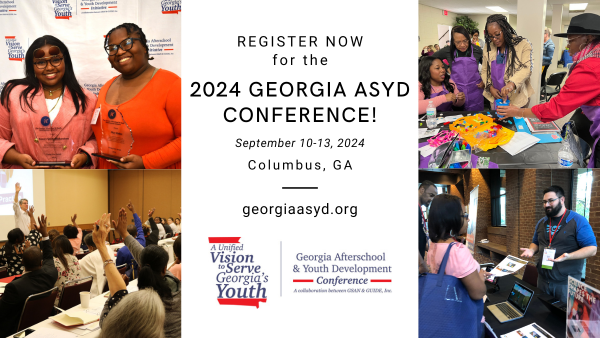 The 2024 #GeorgiaASYD Conference offers three action-packed days of professional development, networking and collaboration! Join us September 10-13 in Columbus, #Georgia. Register now: bit.ly/ASYDRegistrati….