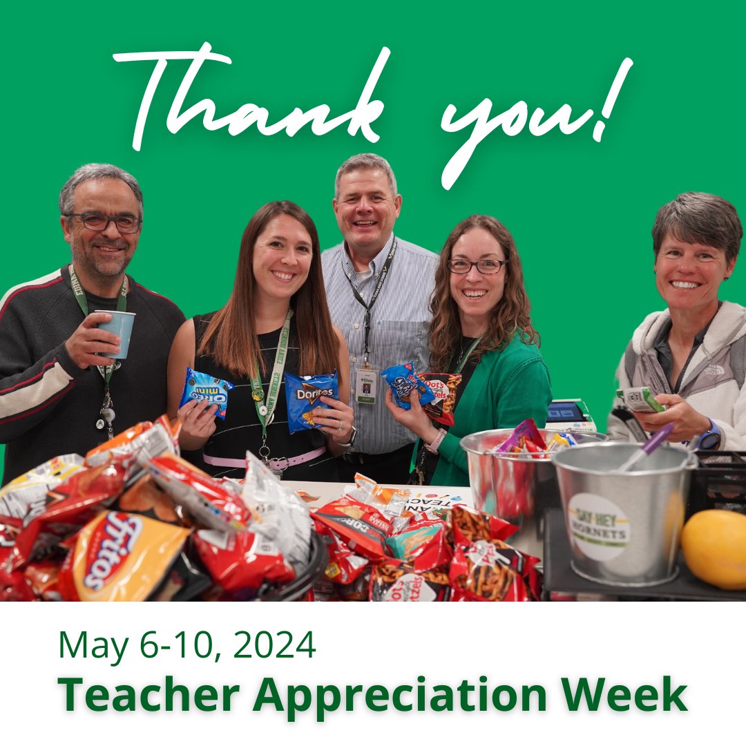 Happy #TeacherAppreciationWeek! We want to take a moment to express our deepest gratitude to Edina's teachers. Throughout this week, parent leaders have organized several opportunities to honor our educators. Here's to you, our extraordinary teachers! #Gratitude