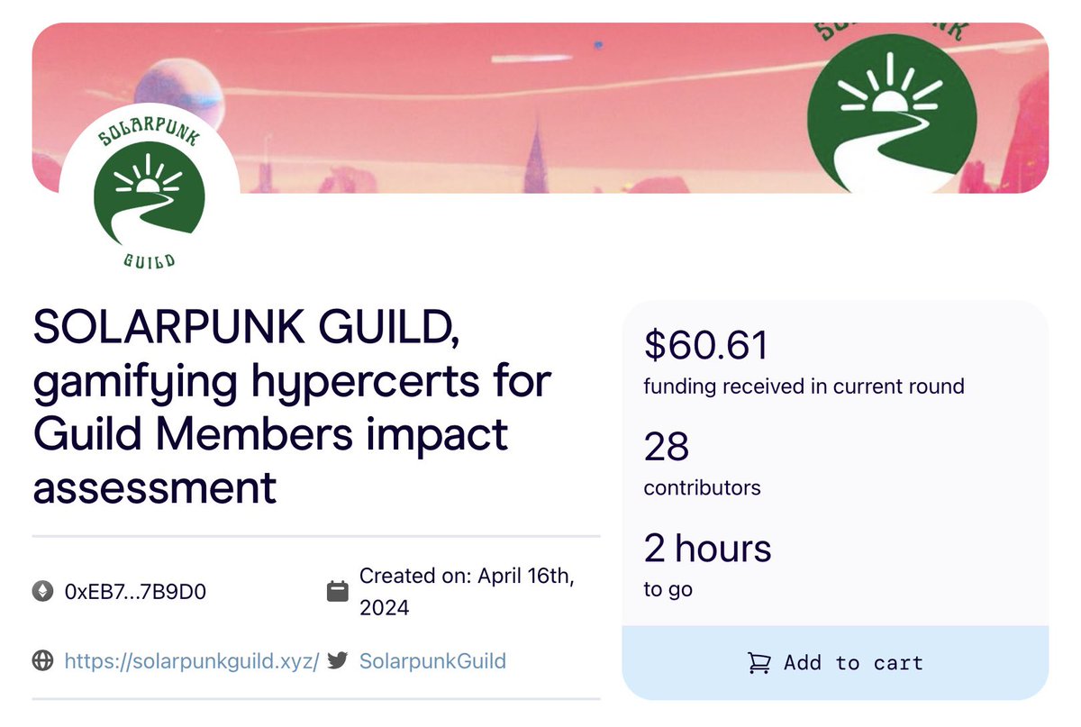 Only 2 hours left of this legendary #GG20
Please help us to increase our donations score 🙂

explorer-v1.gitcoin.co/#/round/42161/…