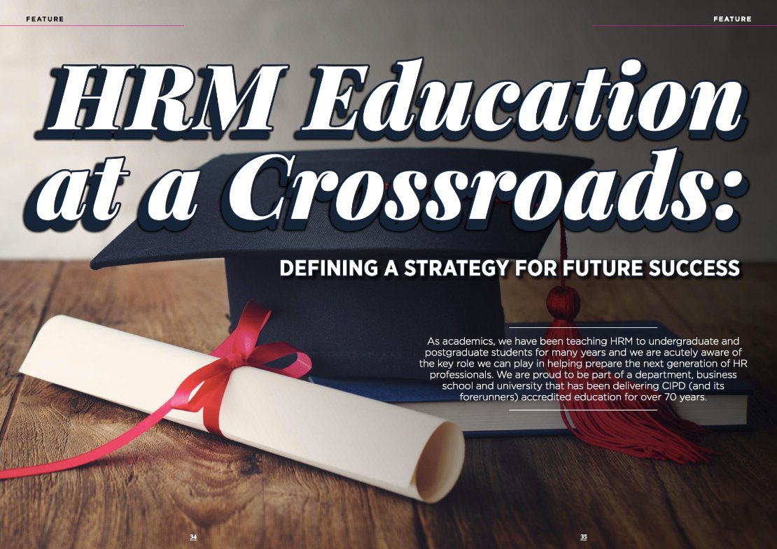 SPECIAL FEATURE: HRM EDUCATION AT A CROSSROADS - Inside the latest issue of @HrNETWORKNews Magazine, Professor Dennis Nickson from @StrathBusiness talks about some of the challenges being faced by business schools across the UK. READ NOW ON PAGES 34-37: hrnetworkjobs.com/hr-network-mag…
