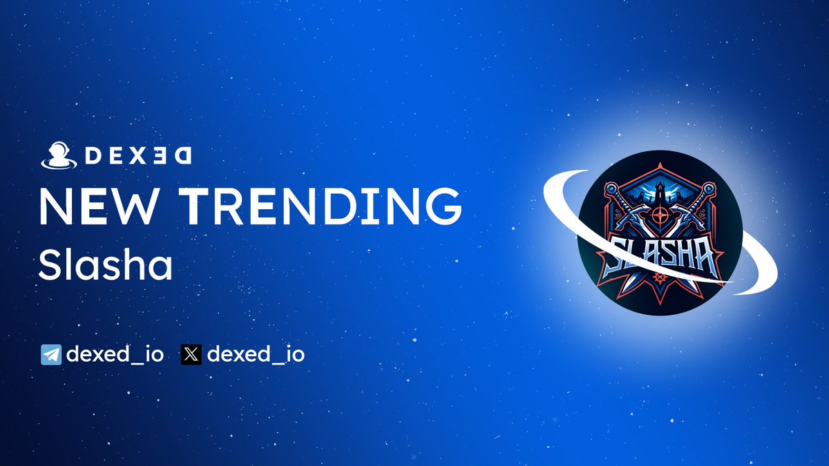 dexed_eth's tweet photo. 🔥 #ETH TREND ALERT
Slasha $SLASHA - https://t.co/BOfwRCvaH3 #SLASHA
📄 CA : 0x0243343ed4b660a57cCa9A308731D9524922fEeC
📈 Chart : https://t.co/eNI6Zl7sZl
🚨 $DEXED Launching soon : https://t.co/CJYmzvZ8Td https://t.co/Lc8YHG3rWv