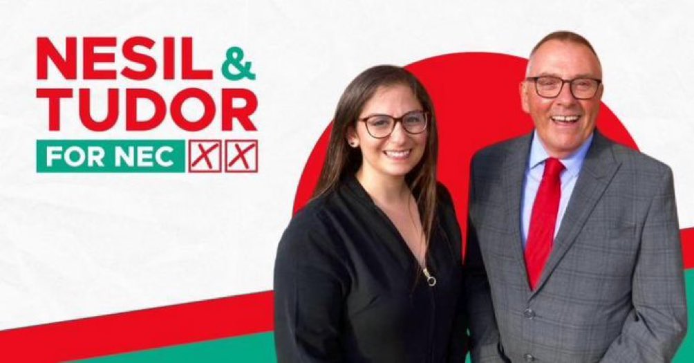 Pleased to report that @LabourSwindon unanimously nominated @Nesil_Caliskan and @CouncillorTudor to be our local government reps on the Labour National Executive Committee! Both have proved to be good friends for Swindon! 🌹