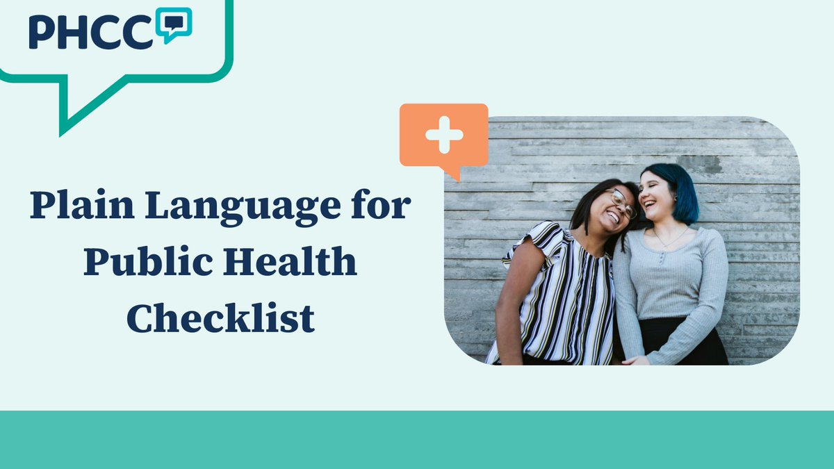 💡New #PlainLanguage Resource: Use this plain language for #PublicHealth checklist to ensure messages to your audience are clear, accessible, and useful. publichealthcollaborative.org/resources/plai…