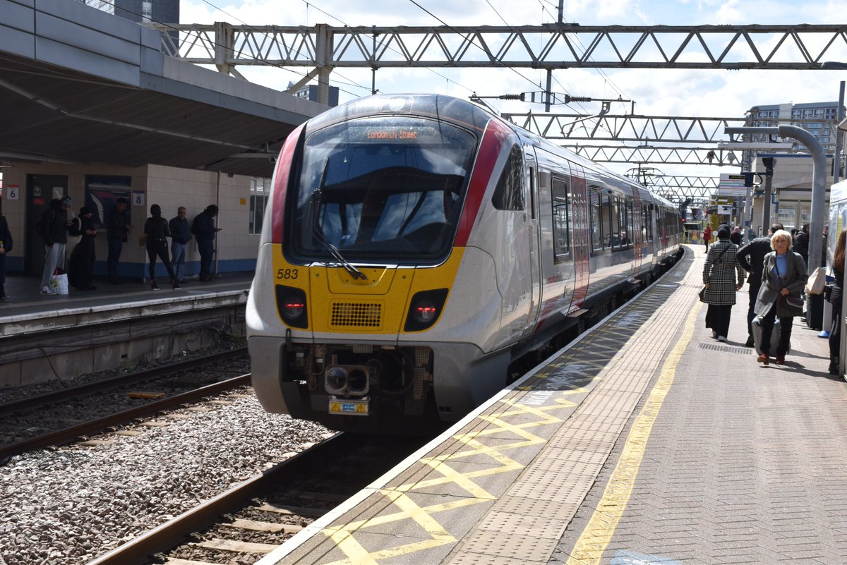 720 583 at Stratford on 29th April. @networkrail #DailyPick #TravelByTrain @greateranglia