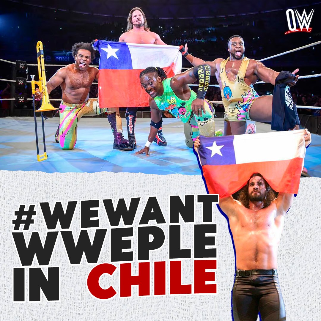 @TripleH Sir, this is a public call that an entire country makes to you, we want to demonstrate our passion for the Wrestling.
#WeWantWWEPLEinChile
WWE A CHILE GENTE.