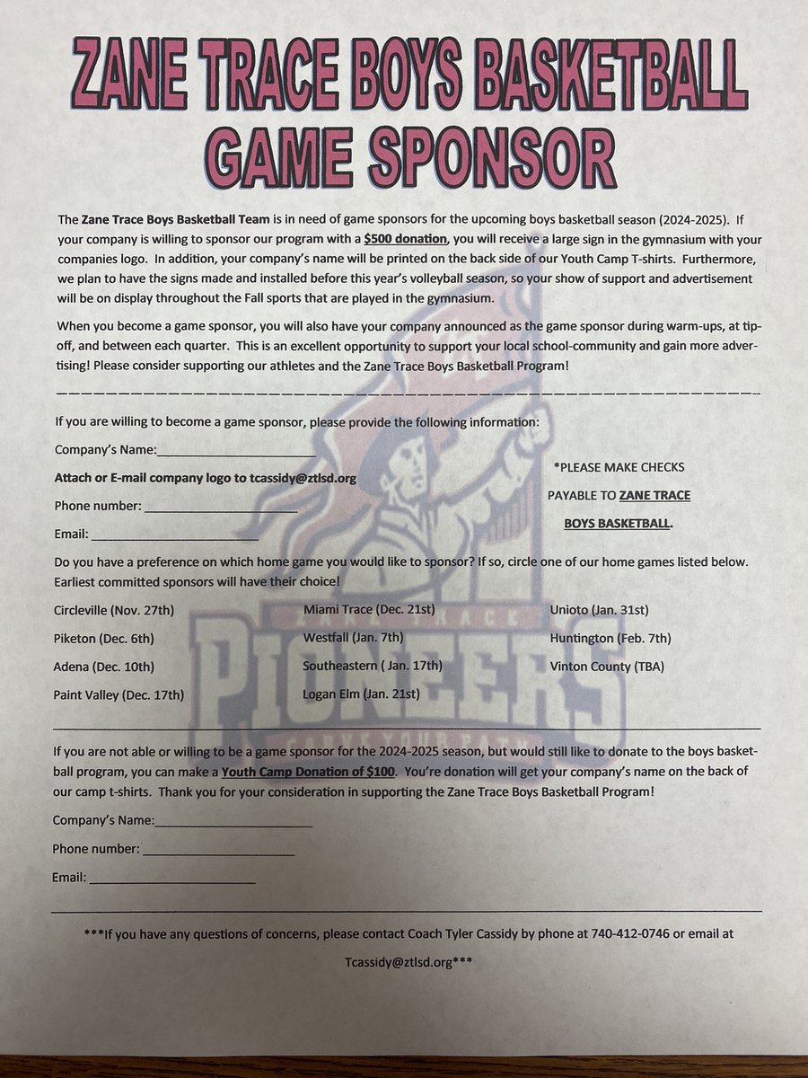 Zane Trace Boys Basketball tweet media