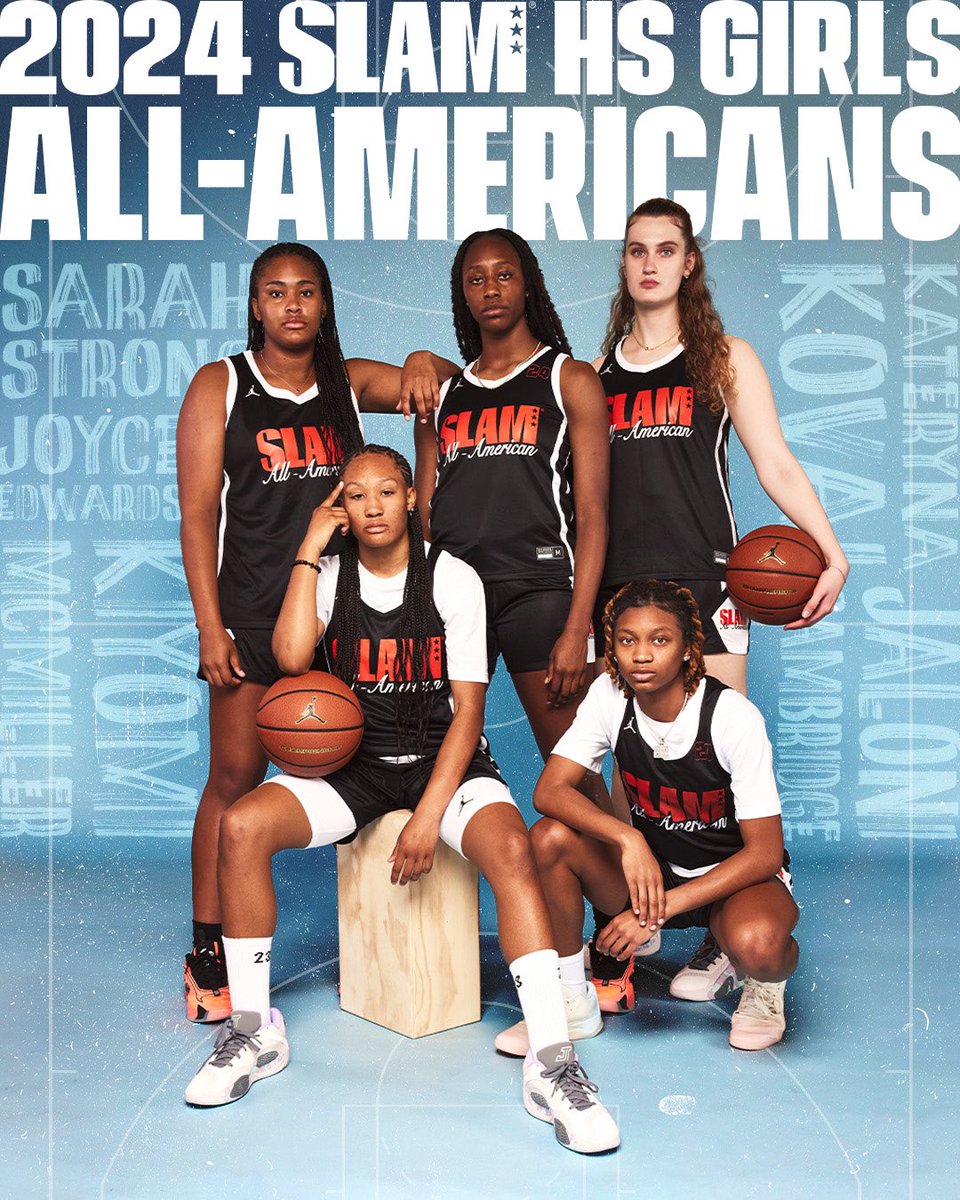 Officially introducing the 2024 SLAM High School Girls All-American team. The future is bright.