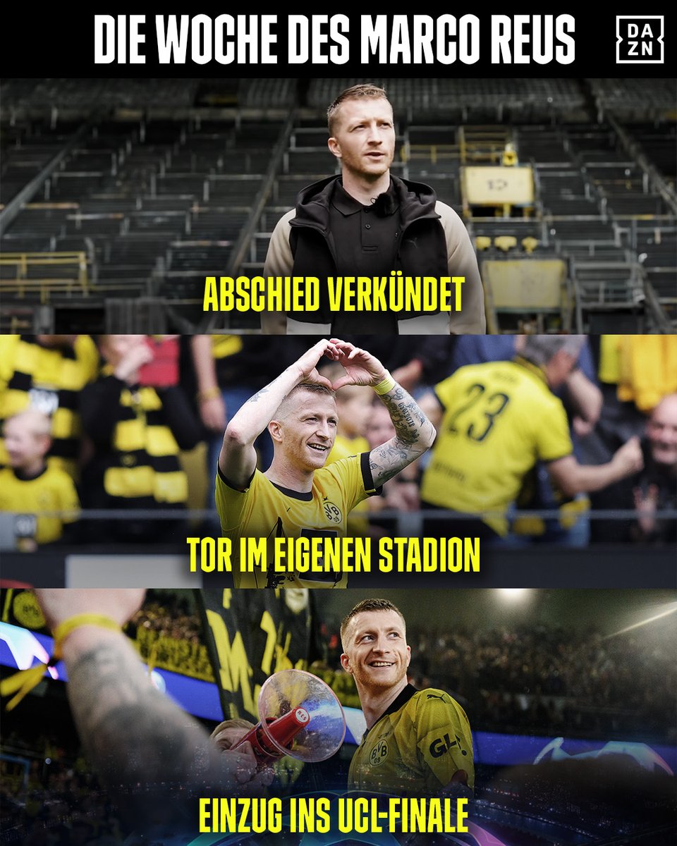 💬'Unbeschreiblich. Was für 'ne Woche!' Die letzten Tage wird Marco Reus wohl nicht so schnell vergessen 🥲 #UCL #PSGBVB