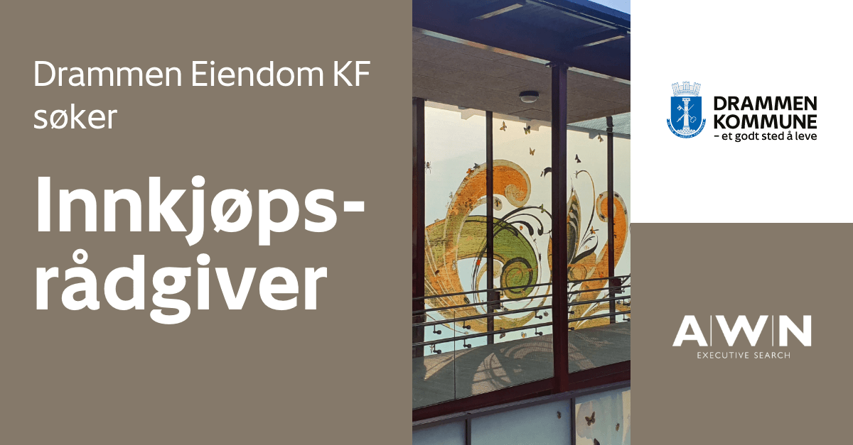 AWN søker på vegne av Drammen eiendom KF innkjøpsrådgiver. Søk da vel! #offentlige anskaffelser
bit.ly/4dsDEBb