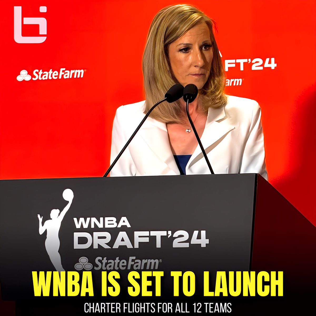 The WNBA is set to launch full-time charter flights for all 12 teams this season🔥