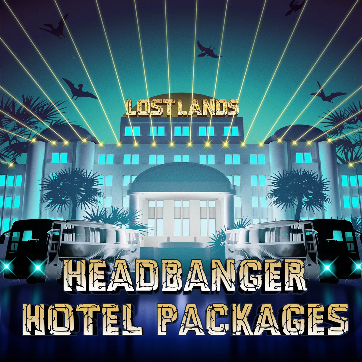 Not camping? No problem! Headbanger Hotel Packages are available now! 🏨 Packages include festival admission, hotel accommodations in Downtown Columbus, daily rides to and from Lost Lands and more! Book now at lostlandsfestival.com/hotels-shuttles.