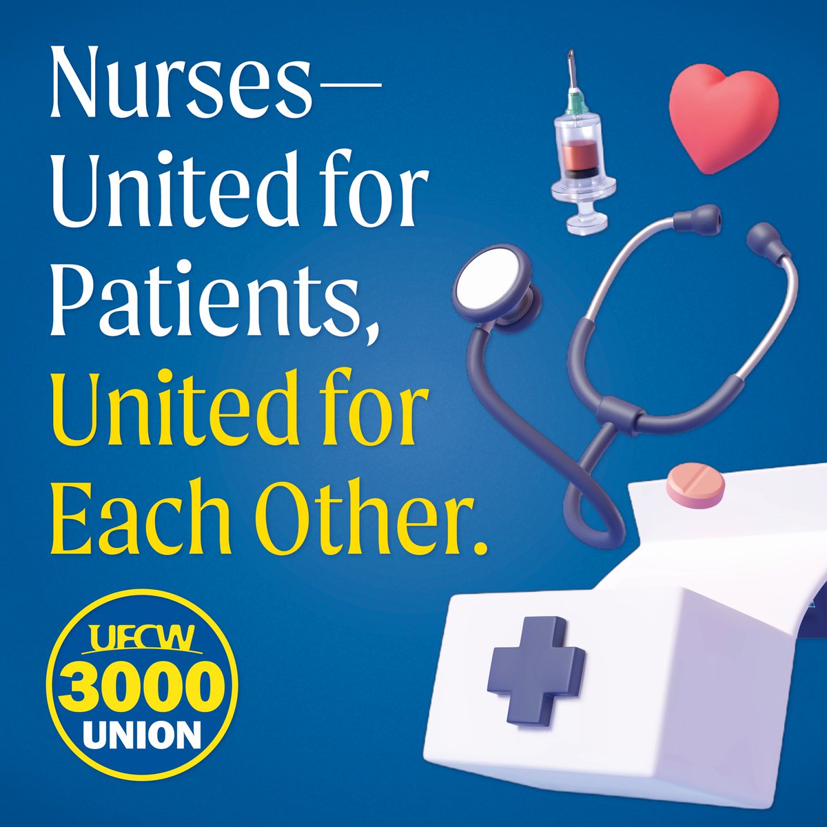 This is national nurses week and a good time reflect on how much EVERYONE depends on registered nurses for lifesaving and live delivering care. They stand together so they can stand by us! #NationalNursesWeek #Nurses #SafeStaffing #HealthcareWorkers #Solidarity #Healthcare