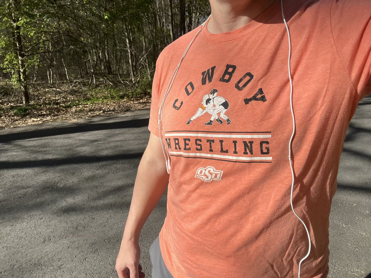 Good day for some orange. @CowboyWrestling x #WrestlingShirtADayinMay