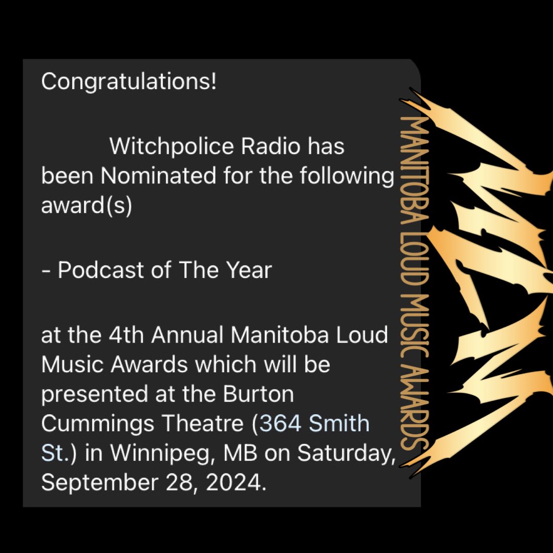 This is cool. Apparently you can vote beginning June 1, so… yeah. Do that then. Thanks! 

(…and I’m sure a lot of people who have been on my show are going to end up nominated in the various musical categories too, so vote for them as well!)