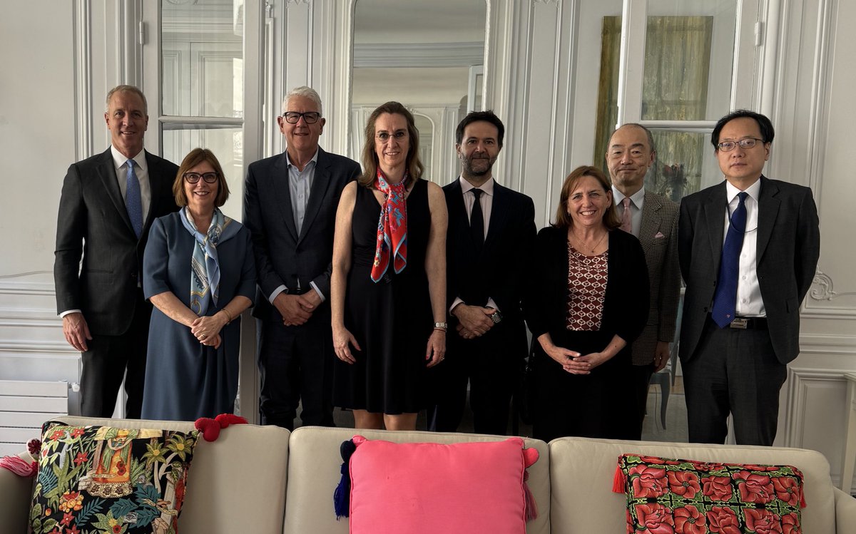 Happy to host APEC lunch @OECD . #MCM2024 is over but we have a big agenda for next week. 
@RepSeanMaloney 
@CBilkeyNZ 
#BrendanPearson
@FranciscoSaffie 
#JunShimmi