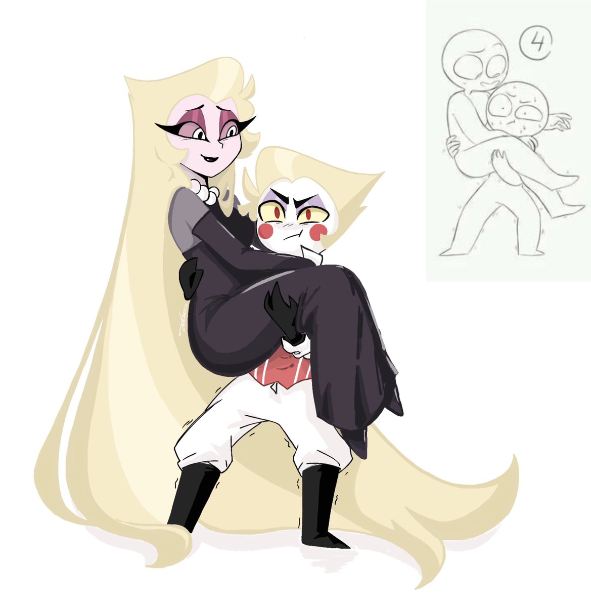 #HazbinHotelLilith #HazbinHotelLucifer 
#HazbinHotelFanart