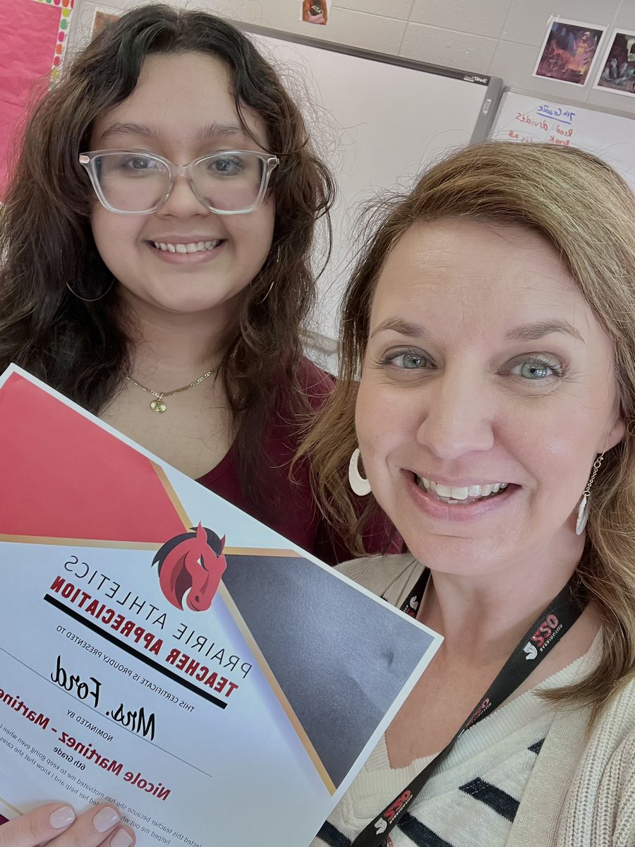 Such a sweet surprise from this student today! Grateful for her kind words and the privilege of supporting her and her peers! 🤍