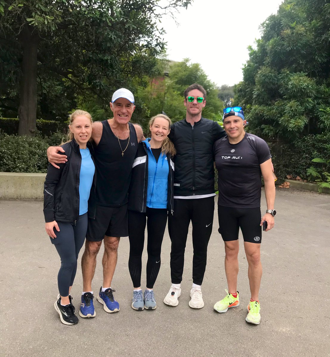 Another #SundayRunday with this #Crew. A brisk morn at a fair pace for the double #Tan! 

We’re getting back to full fitness & it’s a good feeling. Stay committed, keep consistent & the improvement will come. 

If you conceive & believe you will achieve. 💪

See you next Sundee!