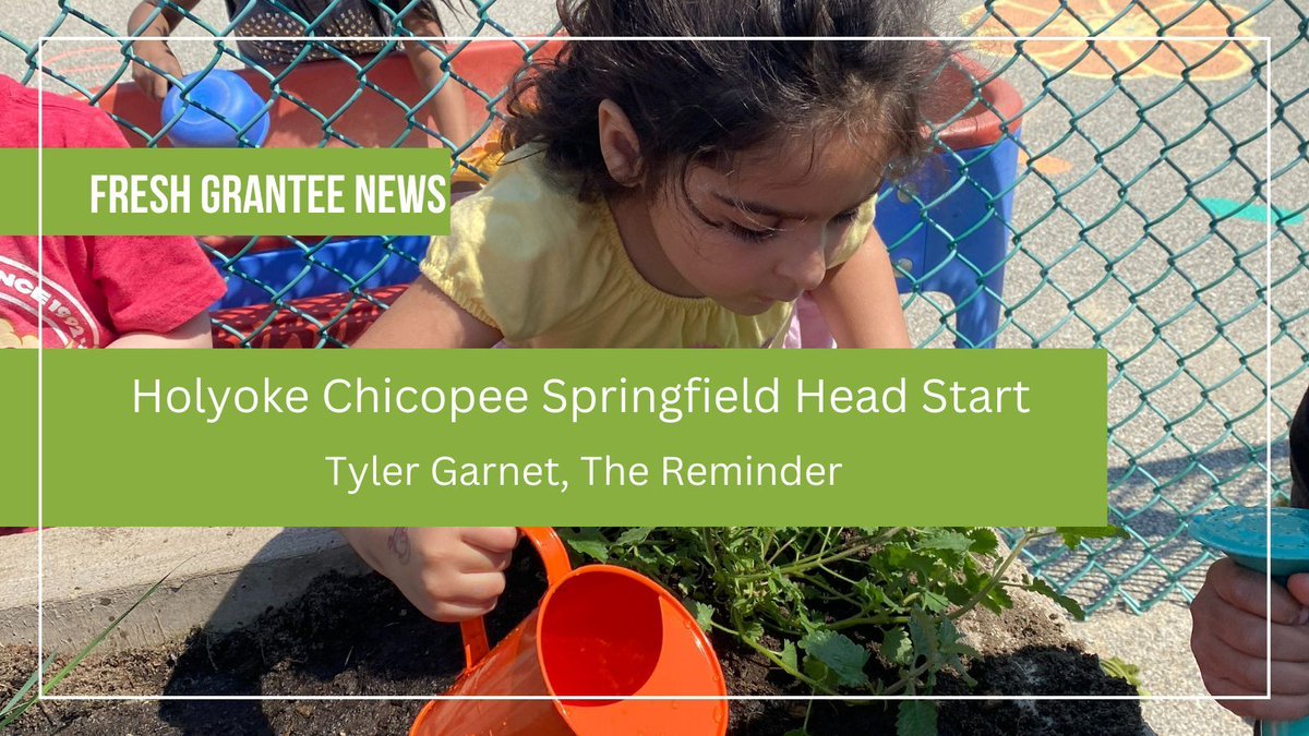 This round's MA FRESH Grantees have big plans! Check out this article from Tyler Garnet @TheReminderMA about Holyoke Chicopee Springfield Head Start's plans to promote healthy eating and gardening, educate families, & more! buff.ly/3JCNVNF #SchoolNutrition #SchoolGardens