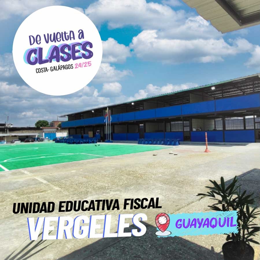 Educacion_Ec's tweet photo. En la Unidad Educativa Fiscal Los Vergeles en #Guayaquil, hemos realizado importantes mejoras para brindar a nuestros estudiantes y docentes un entorno educativo adecuado, que incluye: 

✅ Construcción de nuevas aulas.
✅ Renovación de instalaciones.
✅ Mantenimiento integral.
✔️ Inversión USD 330 mil

¡Estamos comprometidos con la creación de entornos educativos de calidad para todos‼️

¡#DeVueltaAClases!
#ElNuevoEcuador