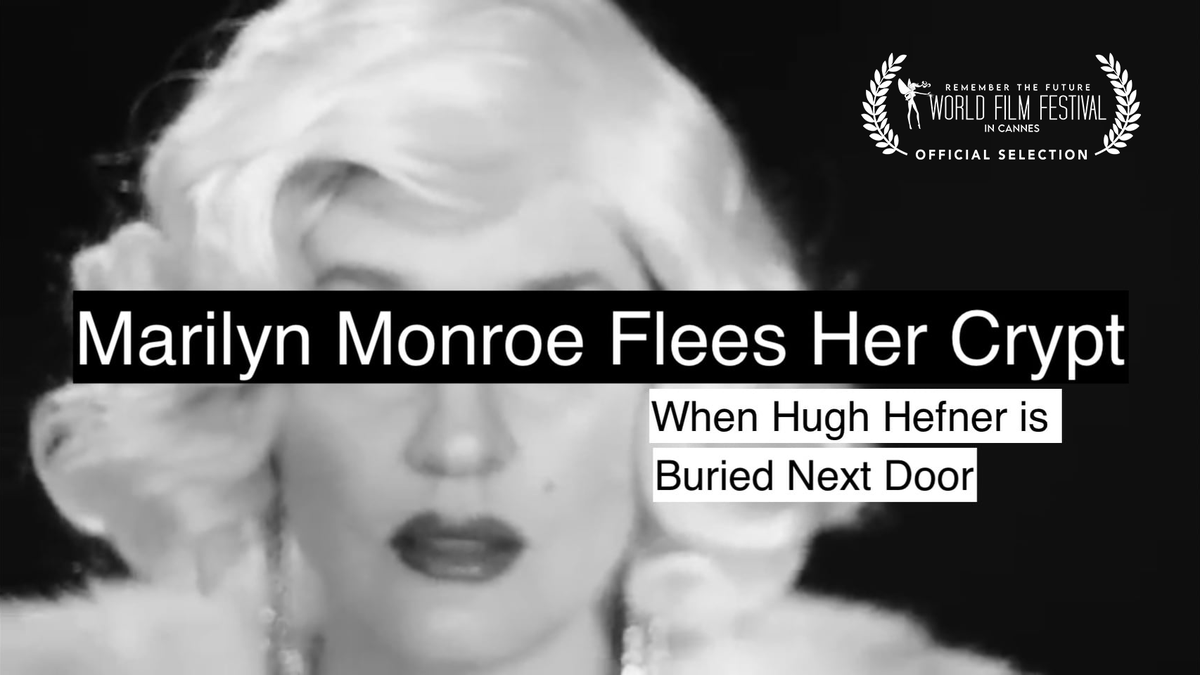 About the billionaires suing LA so they can demolish #MarilynMonroe's house, 'can't a girl RIP around here?' as she says in my film, 'Marilyn Monroe Flees Her Crypt When Hugh Hefner Is Buried Next Door.' With @ASlightSprite, directed @Greenapple2004, produced @TheButcherBirds.