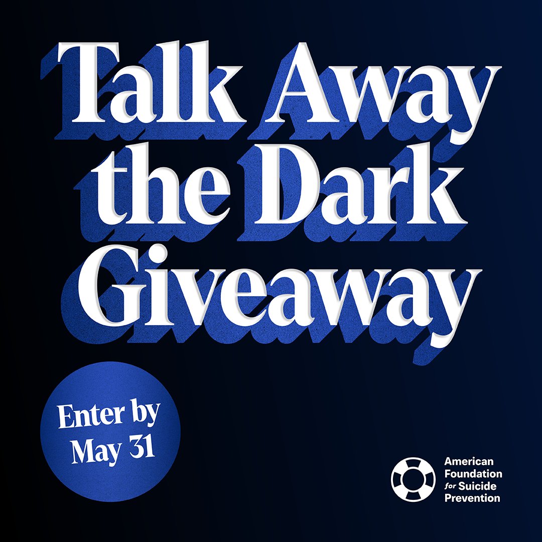 Want a free shirt, hat, and stress ball? You can get it all by entering our #TalkAwayTheDark giveaway by May 31! You will help show people they are not alone and suicide can be prevented. Enter today: sweepwidget.com/c/80084-qx50zu…