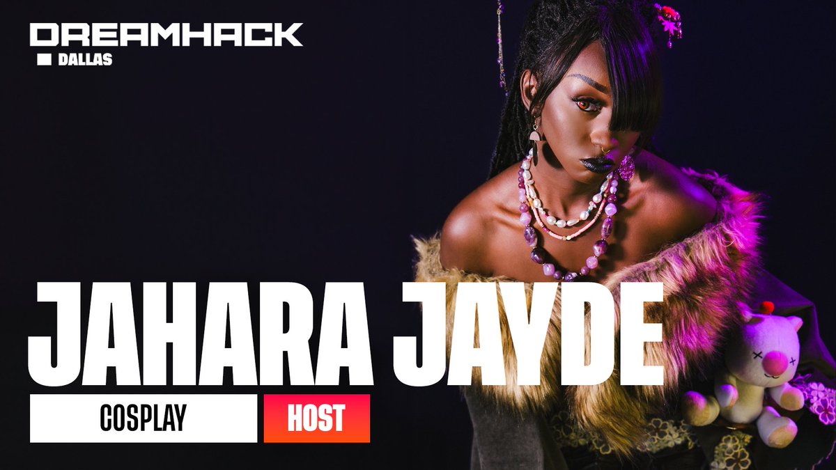 Welcome to Dallas, @JaharaJayde! ✨ The Cosplay stage is yours. #DHDallas 🎭 dreamhack.com/dallas/cosplay